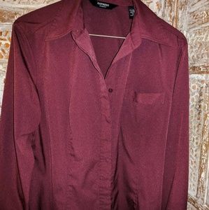 Blouse/Long Sleeve/Button-up/Top